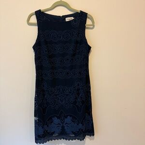 Eliza J Black Sleeveless Sheath Dress